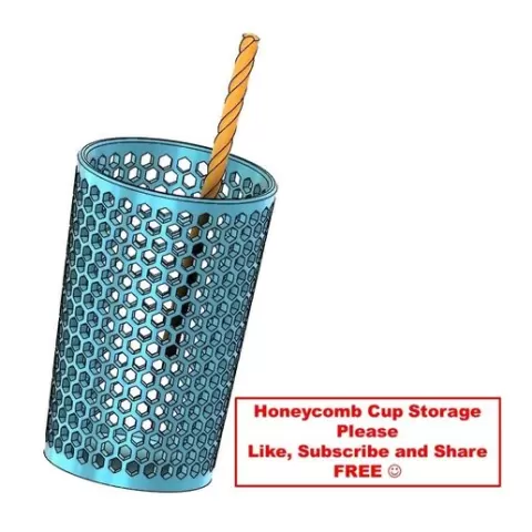 Honeycomb Cup Storage