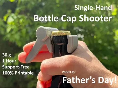 Single-Hand Bottle Cap Shooter