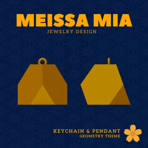 Geo-Chic Charm – 3D Print File for Archimedean Keychain & Pendant - Archimedean Keychain - Archimedean Pendant - Sacred Geometry Fashion Statement - Polyhedra Math Art