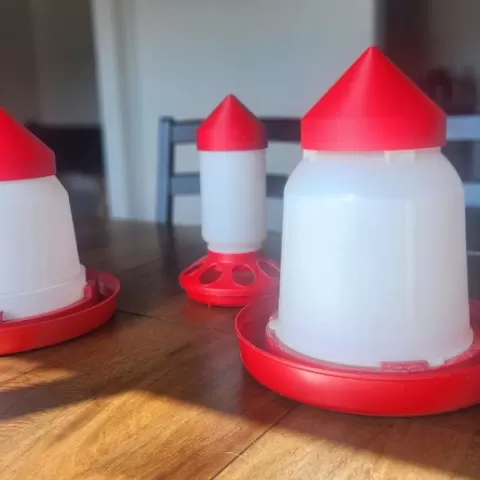 Chicken Feeder Caps