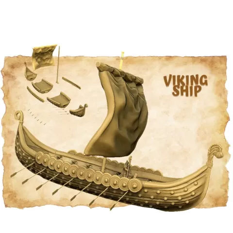 Viking Ship by MiniaturesCraze