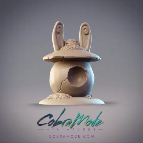 Rabbit Lamp Statue Scatter Terrain by CobraMode