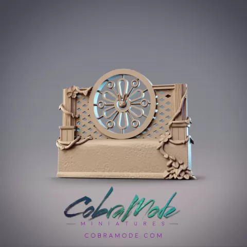 Rabbit Screen Wall Scatter Terrain by CobraMode