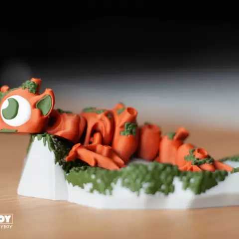 Printyboy - Mossback Flexi Dragon by Printyboy