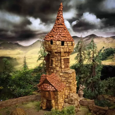 The Tower of Hagglethorn Hollow (Intact + Ruined) by Hagglethorn Hollow Hobbies