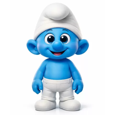 Smurf character - GALAXIARUM 3D