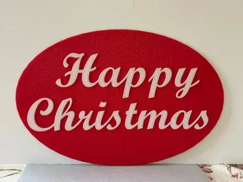 Happy Christmas Window Decor - SteveWarks