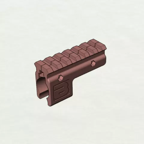 Rail mount for KWC Colt Python 6", type 2