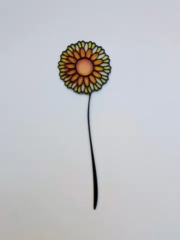 Sunflower Resin Frame
