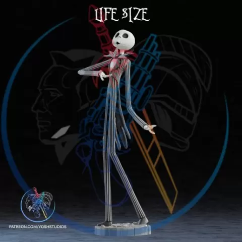 Life Size Pumpkin King 3D Printer STL File