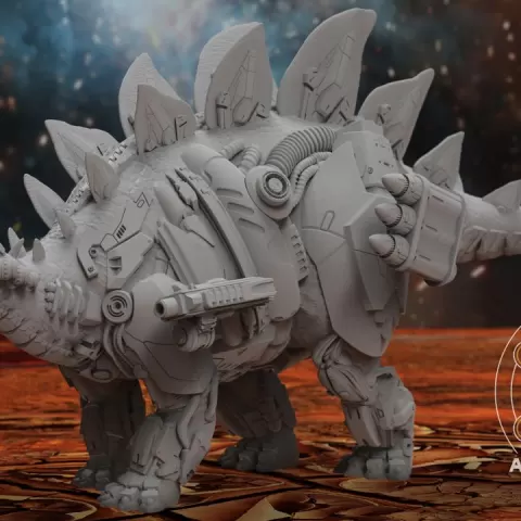 Cybernetic Stegosaur by Atlan Forge