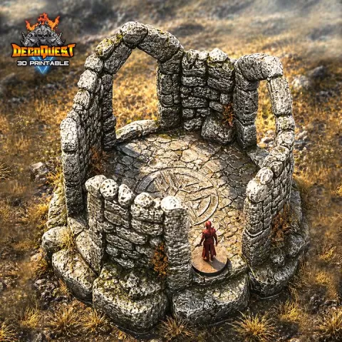 Ruined shrine by DecoQuest Workshop