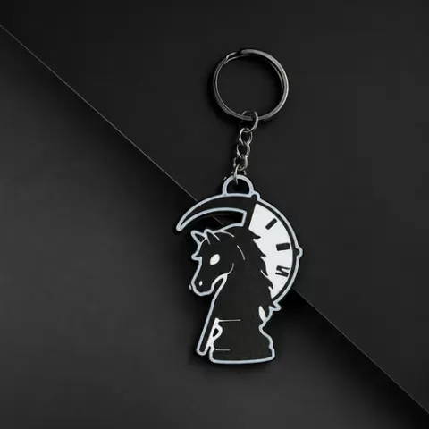 unique knight keychain