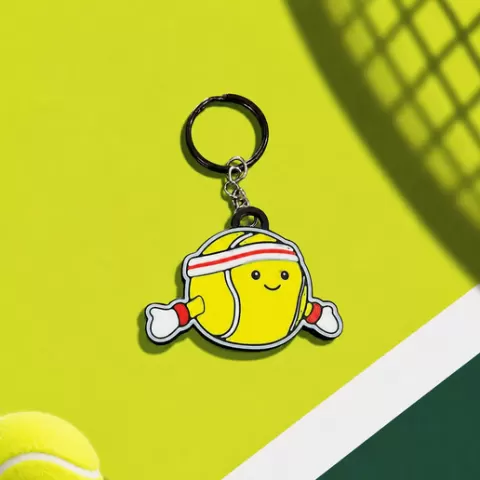 Tennis keychain