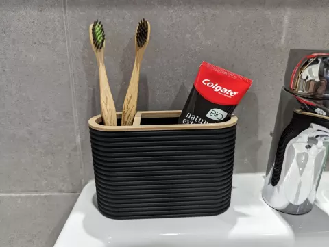 Toothbrush & Toothpaste Holder