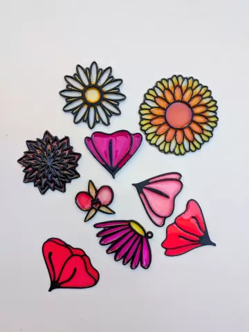 Daisy resin frame