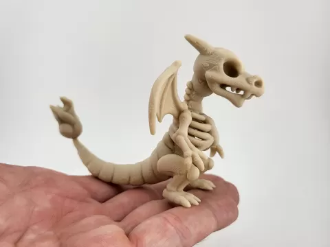 Charizard pokemon Skeleton Figure Dragon Fossil