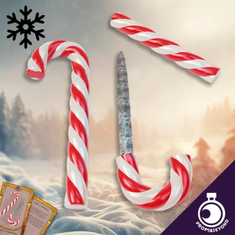 Candy Cane Dagger by Props&Beyond