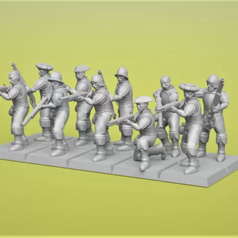 Kingdoms of Highreik Handgunners & Crossbowmen by BadgersArmoury