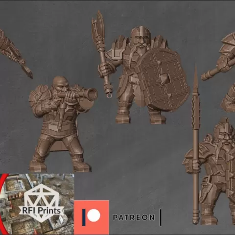 Dwarf Pack by RFIPRINTS