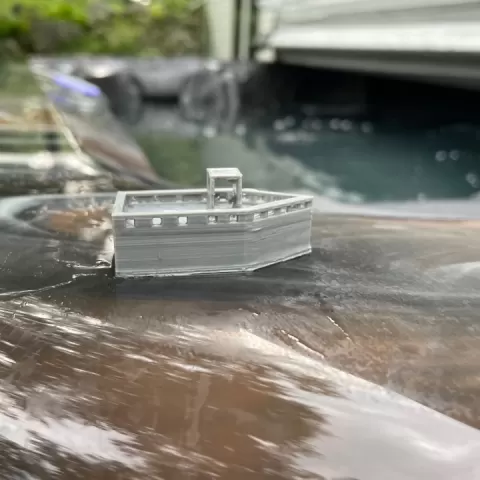 Boat that floats by Bray
