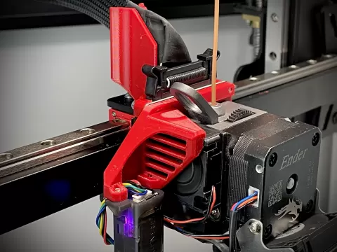 X45 Sprite CR Touch Probe Zero Y-Offset Mount v1.1 (Ender-3 S1 Pro and similar)