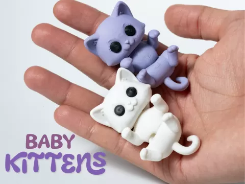 Tiny Cute Cat - Articulated
