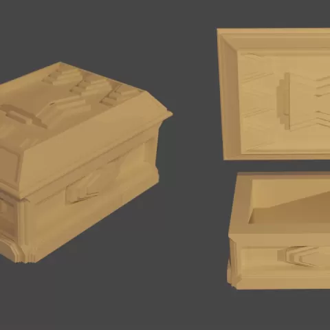 Dwarven chest by VirtualCarpenter