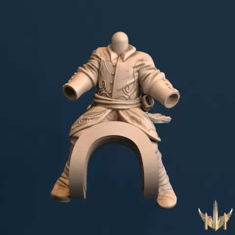 Human Mount Pose 1 by Triple Spire Workshop