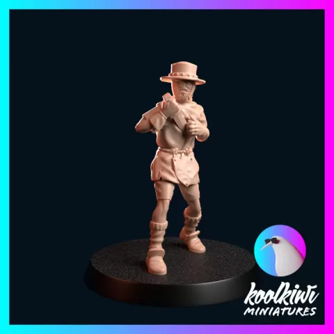 Fantasy Football - Knights of Avignon - Peasant 2 by koolkiwi Miniatures