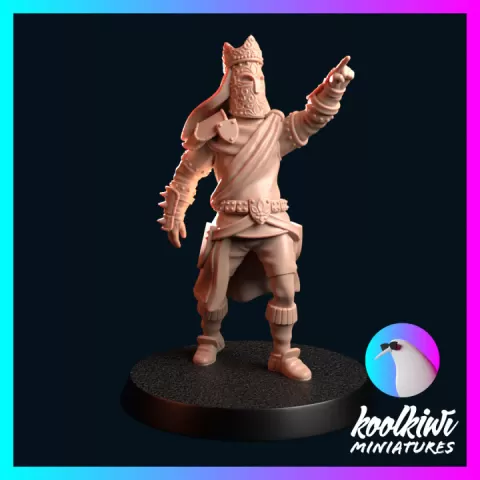 Fantasy Football - Knights of Avignon - Star Player 2 by koolkiwi Miniatures