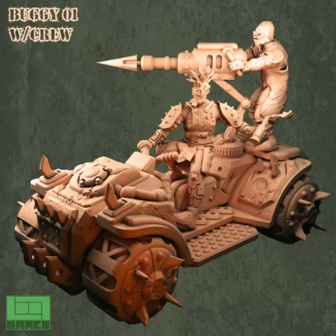 Buggy with Crew 01 by LOOTgames