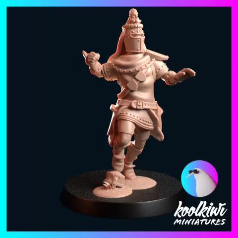 Fantasy Football - Knights of Avignon - Knight 3 by koolkiwi Miniatures