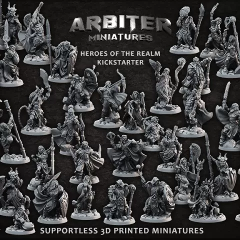 Arbiter Miniatures Kickstarter 3: Heroes of the Realm by Arbiter Miniatures - by Theis Haagh Jakobsen