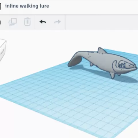 Inline walking lure no assembly by Ivan Iglesias