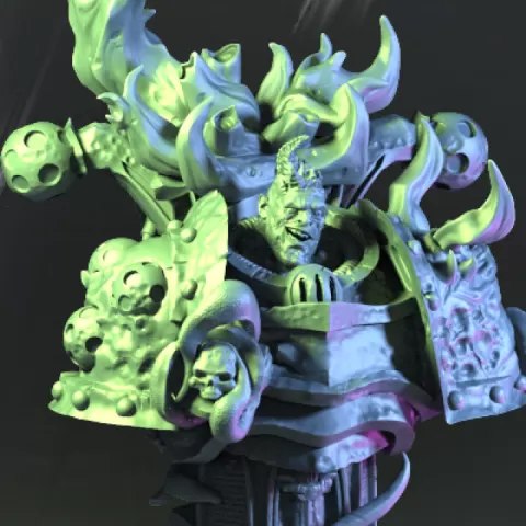 THE WARRIOR NURGLAIS. by Blascool Studios