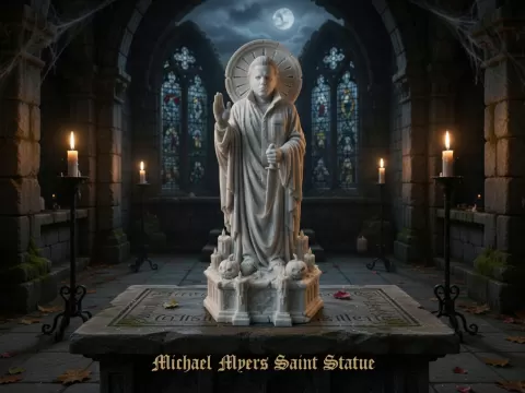 Michael Myers Saint Statue