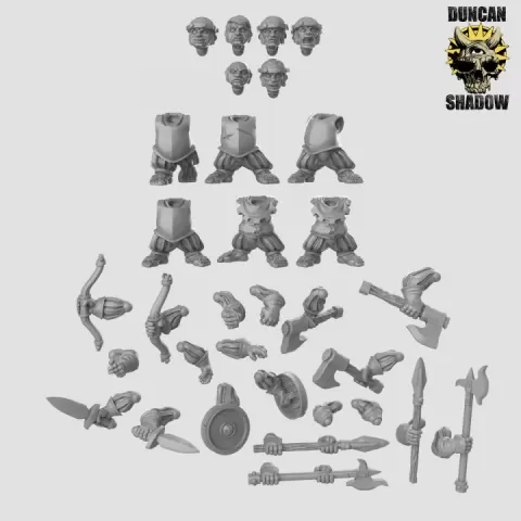 Halfling Multipart Kit (pre supported) (S) by Duncan Shadow