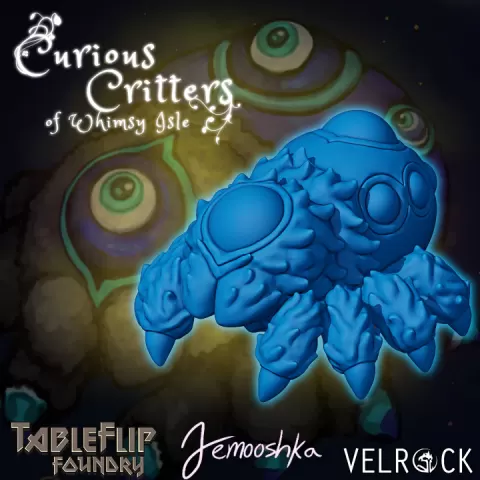 SpEYEder, The Curious Critters of Whimsy Isle (PRESUPPORTED) by Velrock Art Miniatures