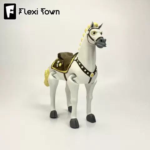 Flexi Maximus - Braided Mane, Horses Collection , Articulated fidget figure, 3mf included by Flexi Town