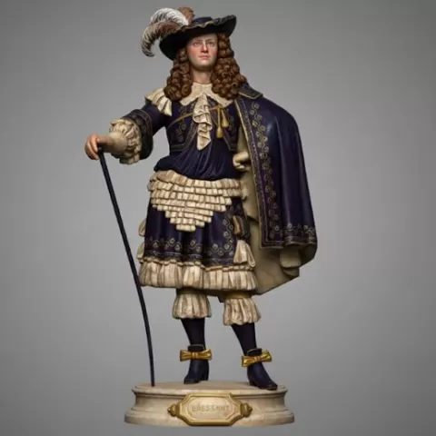 Baroque Nobleman Statue