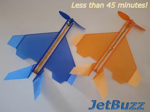 Wind-up aircraft "JetBuzz"