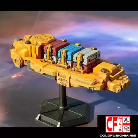 Mercuna Queen Freighter by David Tarron