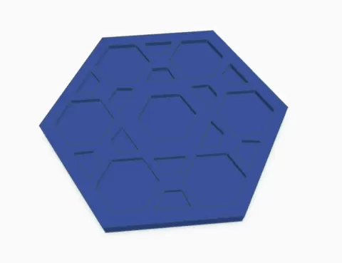 Hexagon Coaster - EAM Designing