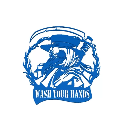 plague doc wash hands - Gordon Calvert