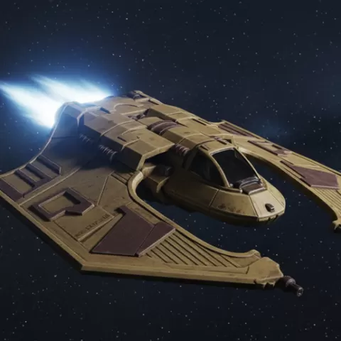 Miy'til assault bomber (x-wing scale)
