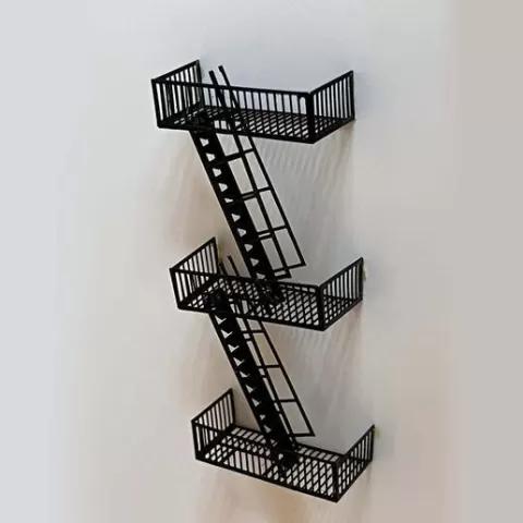FIRE ESCAPE HO SCALE