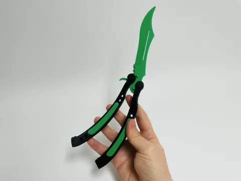 Butterfly knife v2 (free movement)