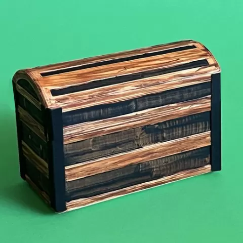 STEAMER TRUNK 1/12th DOLLHOUSE SCALE