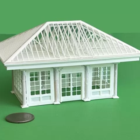 ATHERTON CA TRAIN STATION 1937 HO SCALE